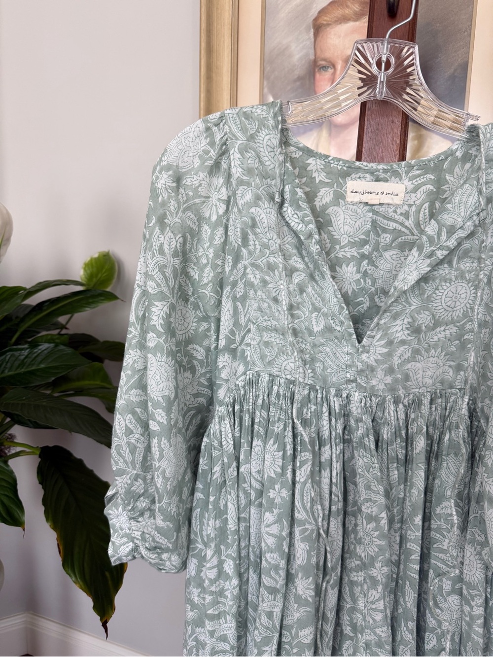 Daughters of India Kyra Midi Dress in Jade - Picture 8 of 15
